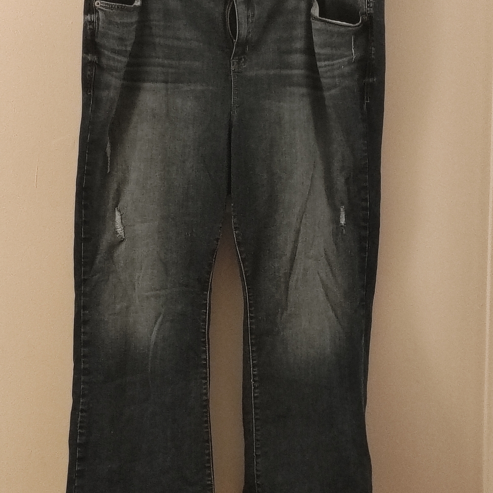 BloomChic Women's Boot Cut Jeans - Dark Blue
